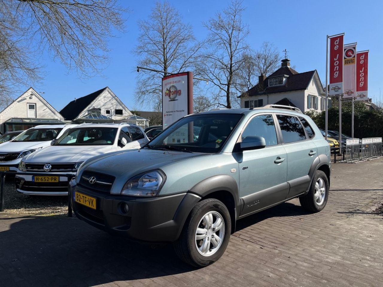 Hyundai Tucson - 2.7I V6 4WD STYLE AUTOMAAT / AIRCO-ECC / CRUISE CTR. / TREKHAAK - AutoWereld.nl