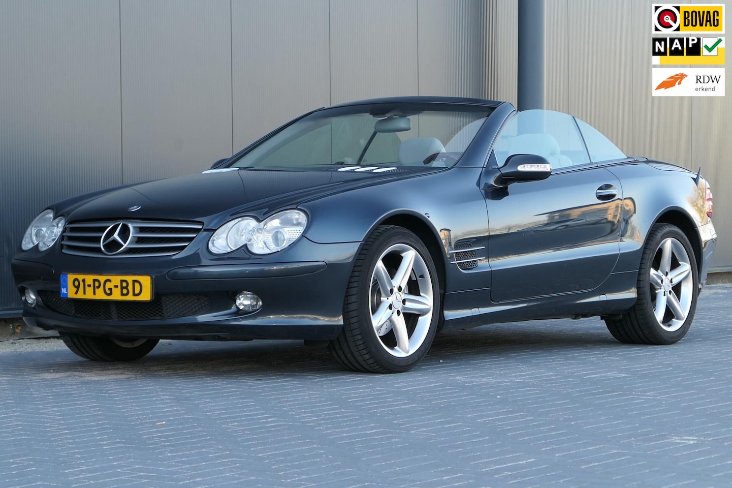 Mercedes-Benz SL-klasse Cabrio - 350 NAP Youngtimer Stoelverkoeling Memory Navi - AutoWereld.nl