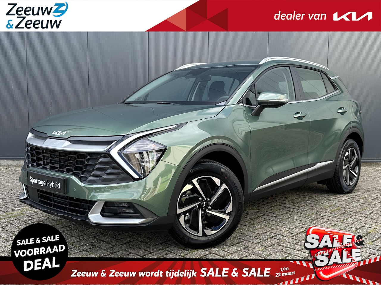 Kia Sportage - 1.6 T-GDi Hybrid DynamicLine | *Niet op voorraad* | *Nu te bestellen* | €4.000,- Actiekort - AutoWereld.nl