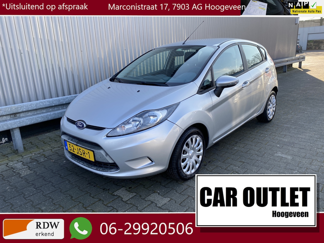 Ford Fiesta - 1.25 Limited 2e Eignr, 5-Drs, A/C, Elec.ramen, Centr.vergr, nw. APK – Inruil Mogelijk – - AutoWereld.nl