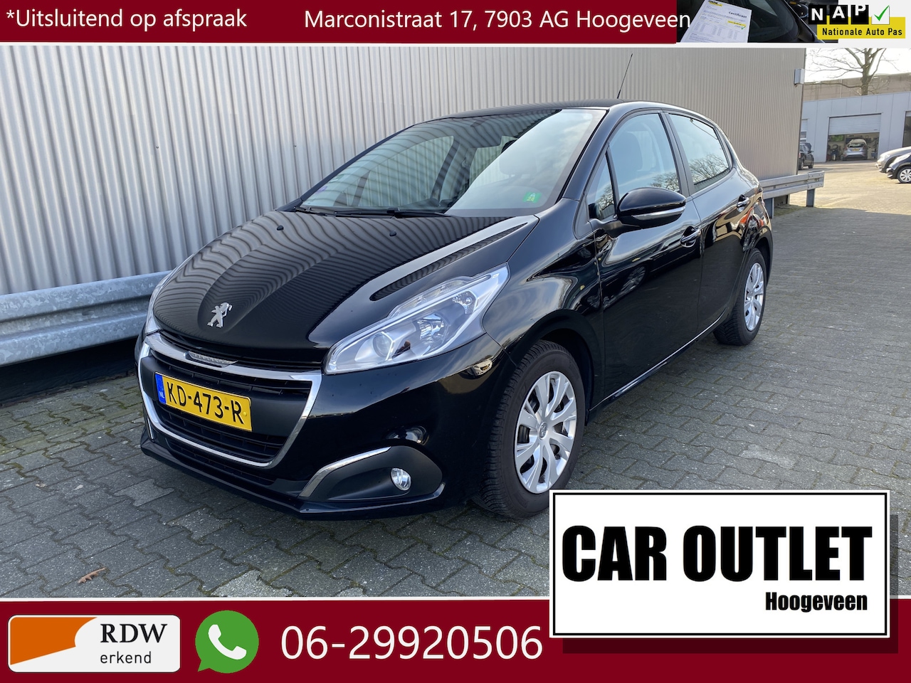 Peugeot 208 - 1.2 PureTech Blue Lease 158Dkm.NAP, 5-Drs, Navi, A/C, CC, nw. APK – Inruil Mogelijk – - AutoWereld.nl