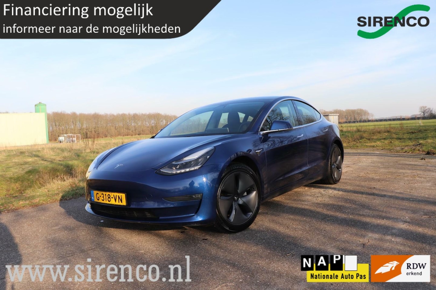 Tesla Model 3 - Long Range RWD Long Range AWD 75 kWh autopilot panodak dab leder memory seats stoelverwarming v+a dab - AutoWereld.nl