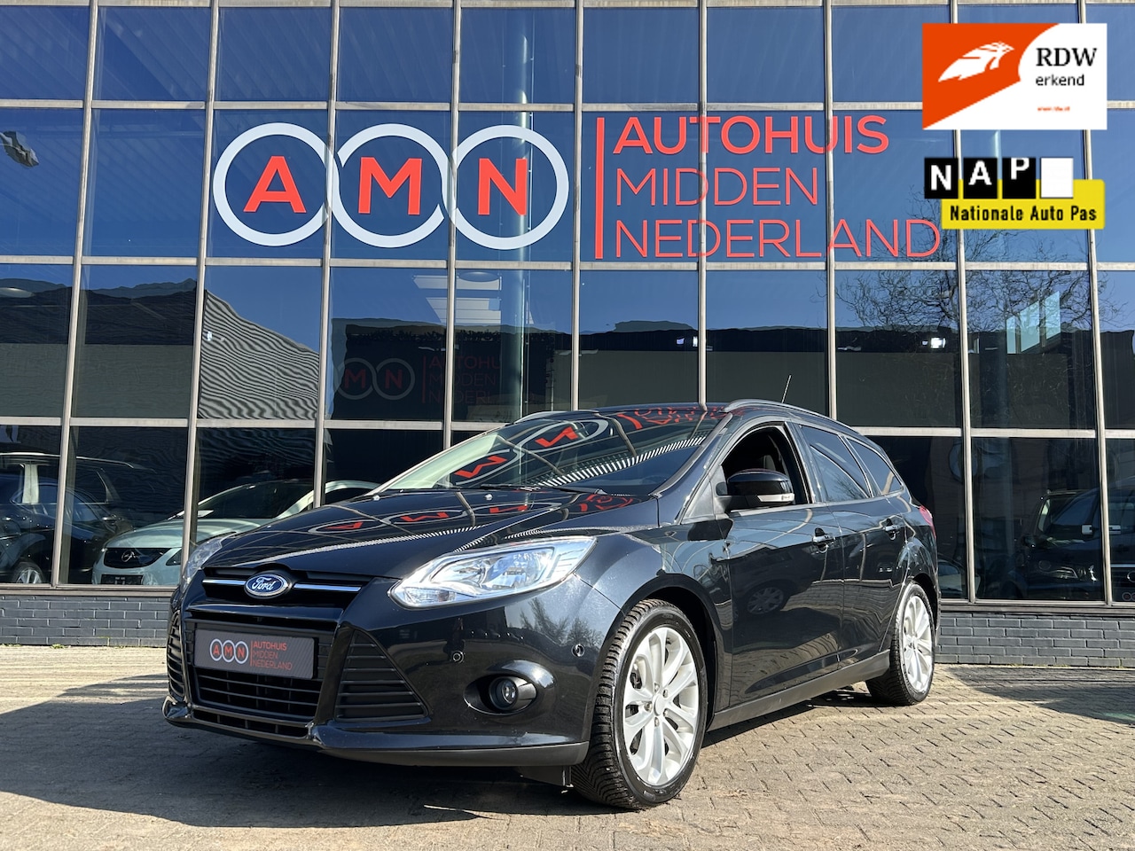 Ford Focus Wagon - 1.0 EcoBoost Edition Plus 1.0 EcoBoost Edition Plus 125PK,Navi,Elekpakket,LMV16”,Stoelverwarming - AutoWereld.nl