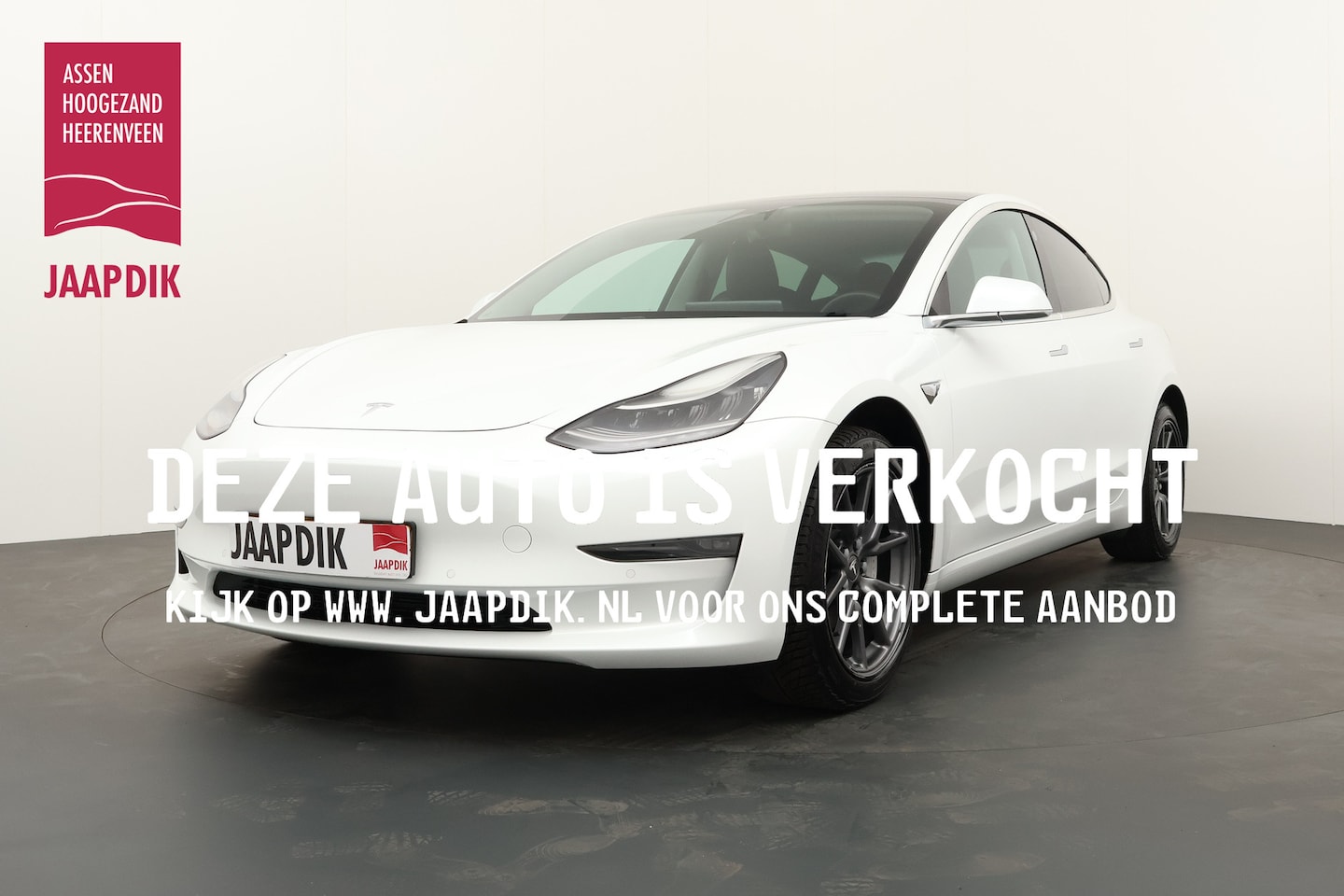 Tesla Model 3 - BWJ 11-2019 351PK Long Range 75 kWh | AWD | LEER | PANO DAK | STOELVERW | NAVI | CLIMA | 1 - AutoWereld.nl