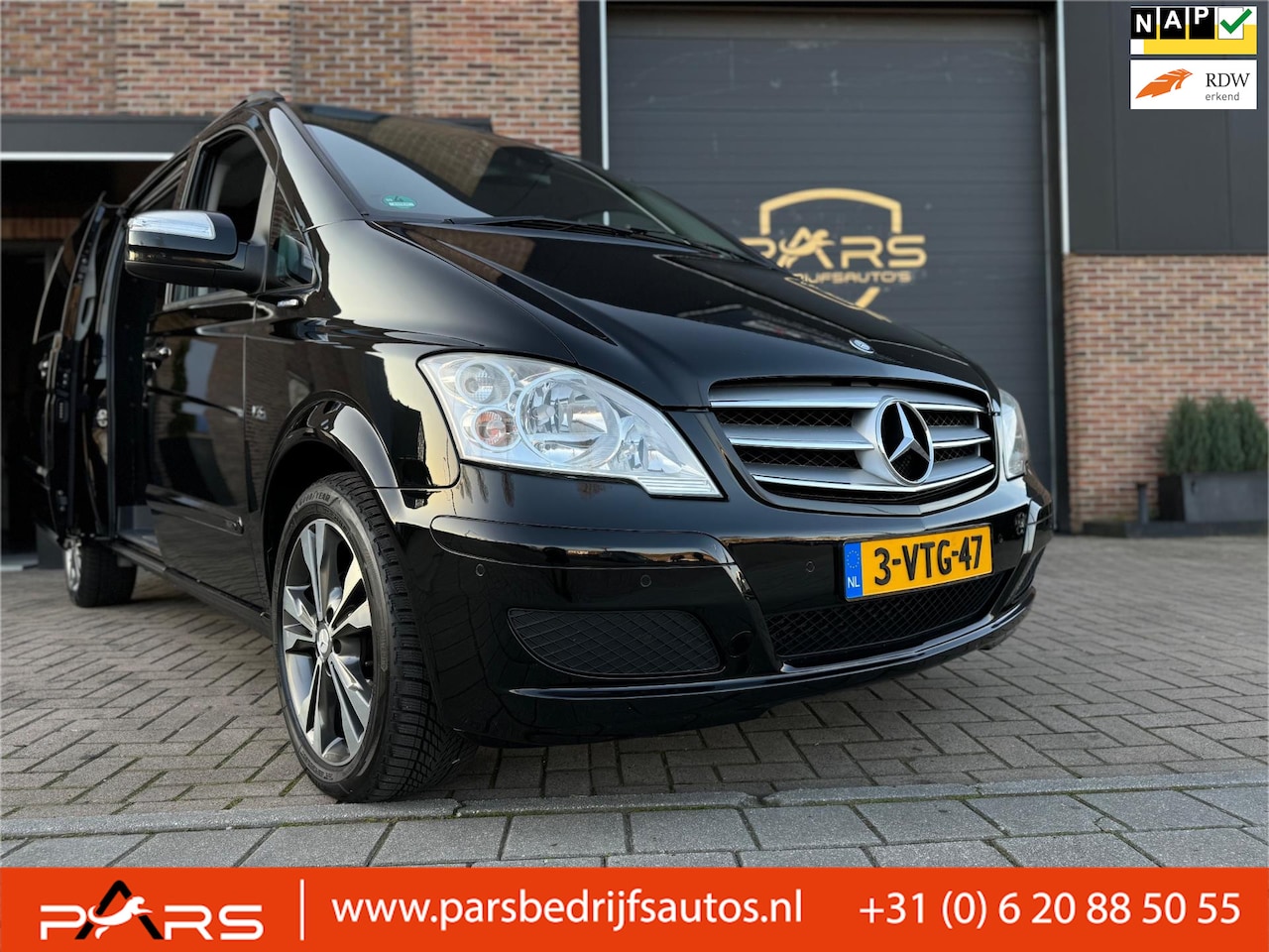 Mercedes-Benz Viano - 3.0 V6 CDI Ambiente Lang DC Dubbele Cabine Automaat Airco Navi Cruise Control Elk.Ramen - AutoWereld.nl