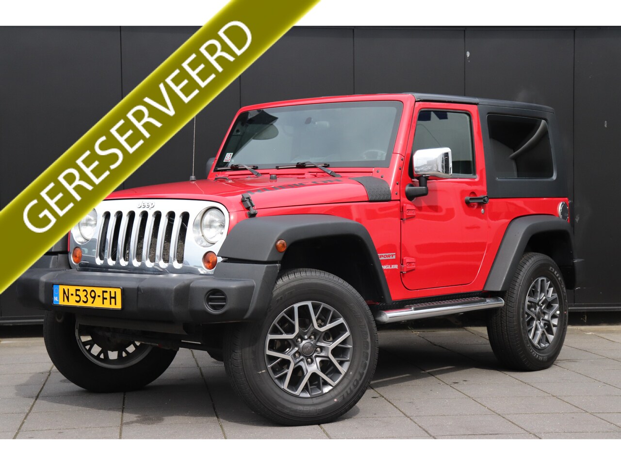 Jeep Wrangler - JEEP 3.8 CABRIO SPORT | 4 PERSOONS | AIRCO | TREKHAAK | - AutoWereld.nl