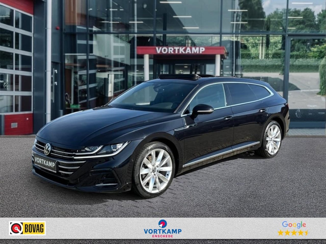 Volkswagen Arteon Shooting Brake - 1.4 TSI DSG R-LINE E-HYBRID PANO-DAK/TREKHAAK/CAMERA/NAVI/ACC/ST - AutoWereld.nl