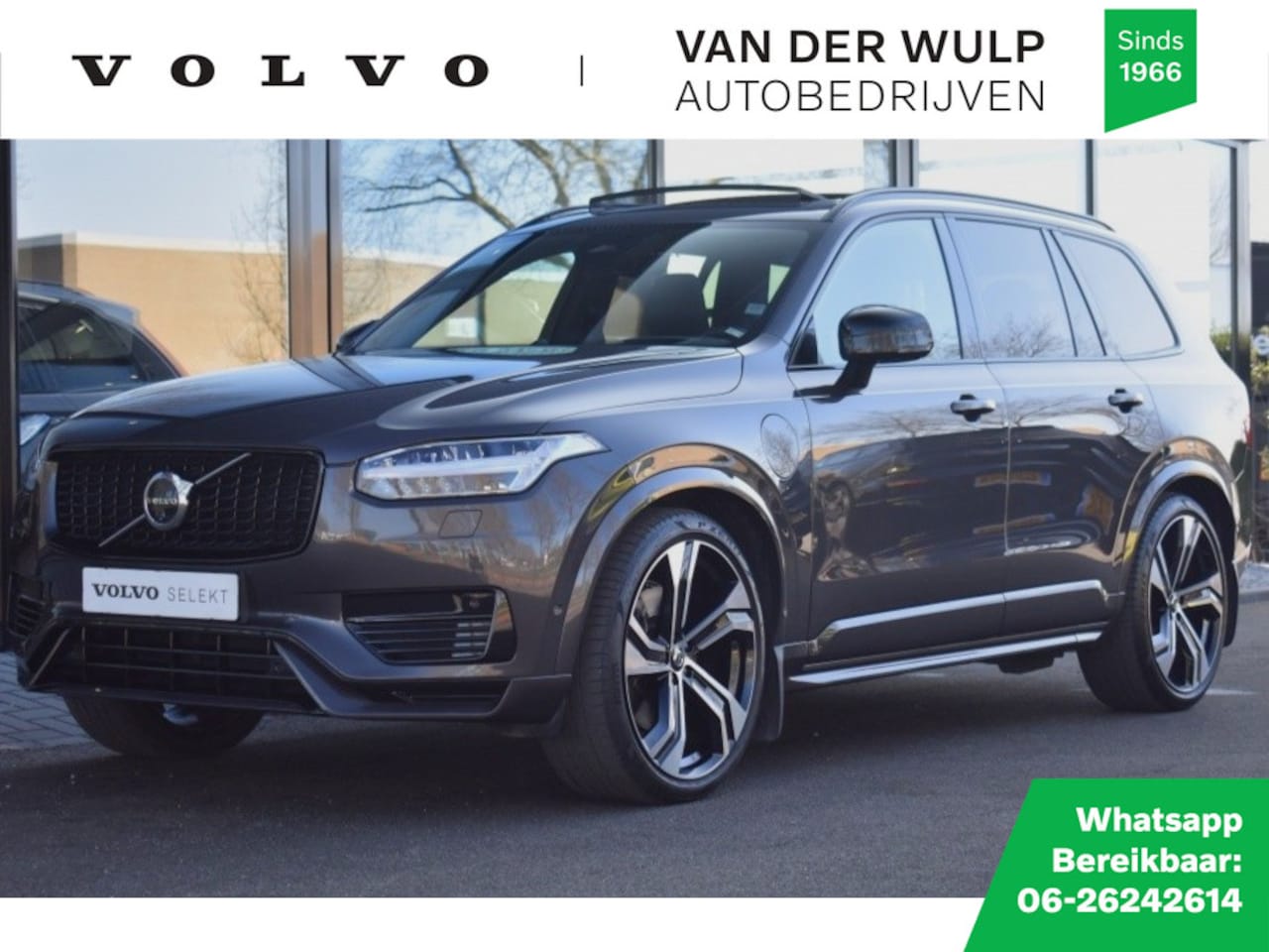 Volvo XC90 - T8 455pk AWD Ultimate Dark | Luchtvering | Trekhaak | Bowers&Wil - AutoWereld.nl