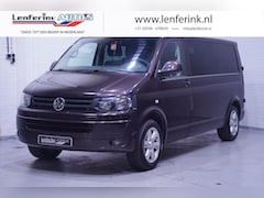 Volkswagen Transporter - 2.0 TDI 140 pk Dubbel Cabine DSG Aut. Navi Trekhaak, 17" LMV, Airco, Cruise Control, 6-Zit