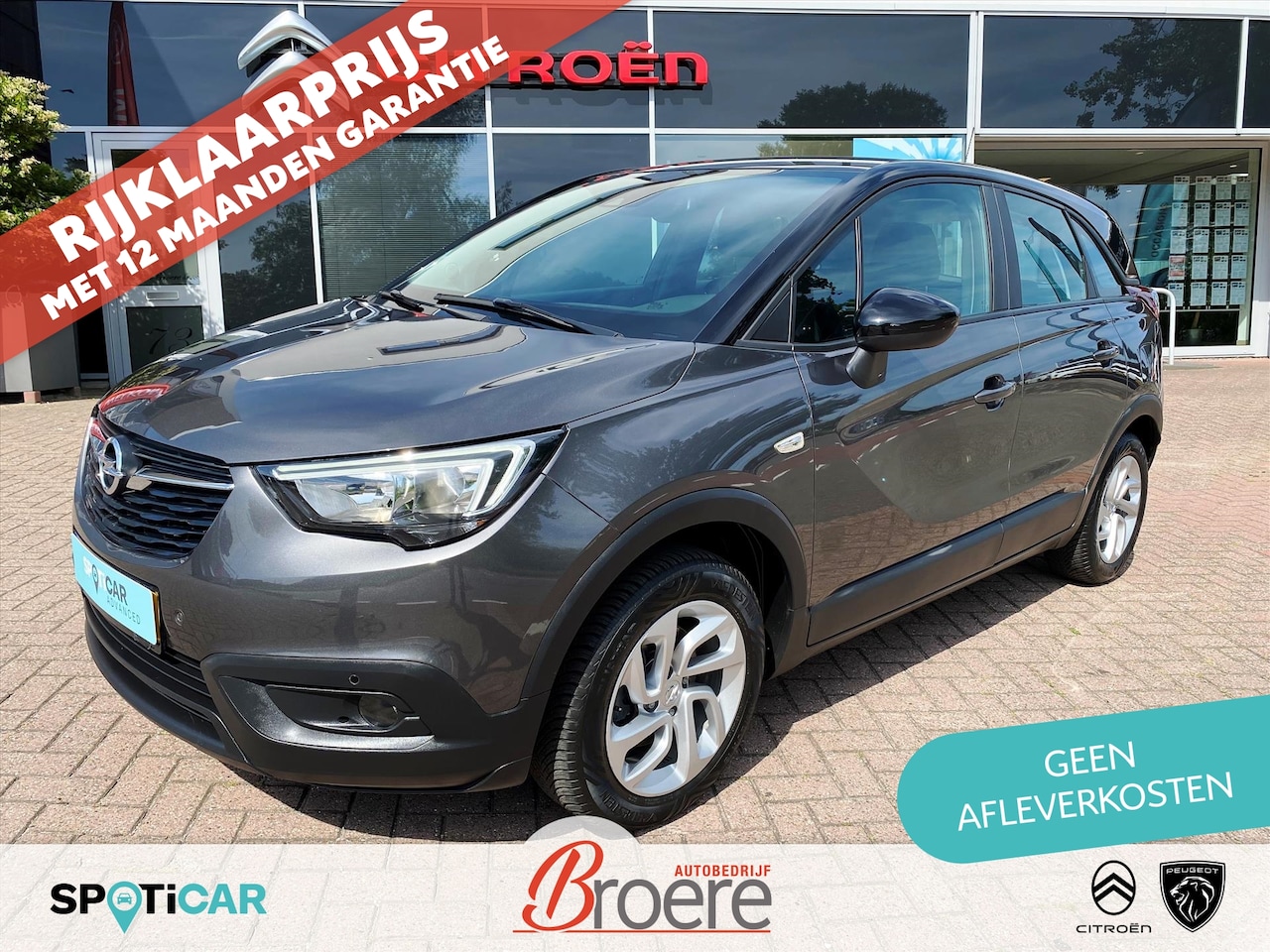 Opel Crossland X - 1.2 Turbo 110pk Automaat Innovation | stoel- stuur- voorruit verwarming, navigatie, 16 inc - AutoWereld.nl