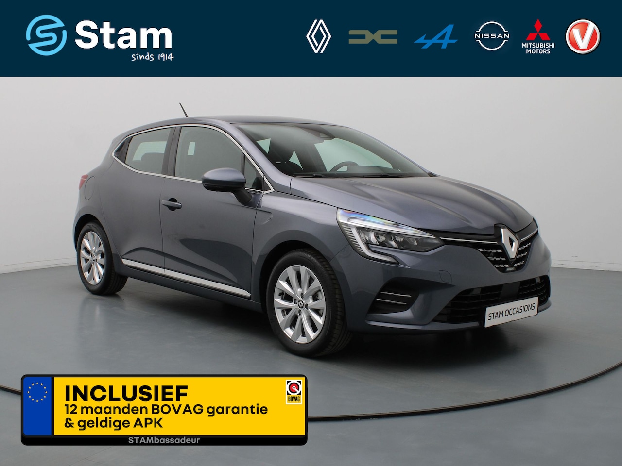 Renault Clio - 1.6 E-Tech Hybrid 140 Intens Climate | Cruise | Navi | Parkeersens. achter - AutoWereld.nl