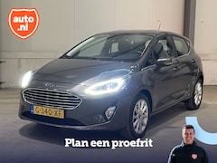 Ford Fiesta - 1.0 EcoBoost Titanium | Cruise Control | Carplay | Parkeersensoren | Navigatie | 16"LM Vel