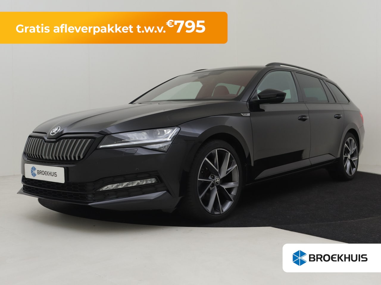 Skoda Superb Combi - 1.4 TSI iV Sportline Business 218pk | Adaptief cruise control | Navigatie | Led koplampen - AutoWereld.nl