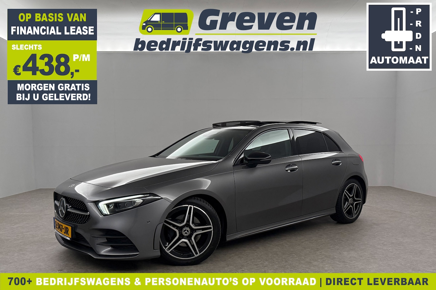 Mercedes-Benz A-klasse - 180 AMG Pano Sfeerverl. Burmester Memory-Seat Camera LED Virtual 18"LMV Cruise Clima Navi - AutoWereld.nl