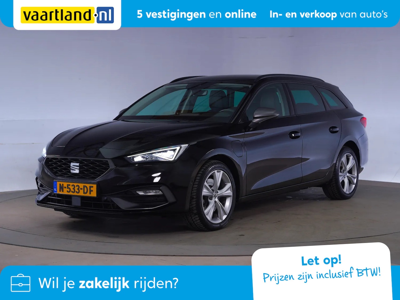 Seat Leon - 1.4 TSI eHybrid PHEV FR Intense Aut. [ Adapt.cruise Camera Stoelverwarming ] - AutoWereld.nl