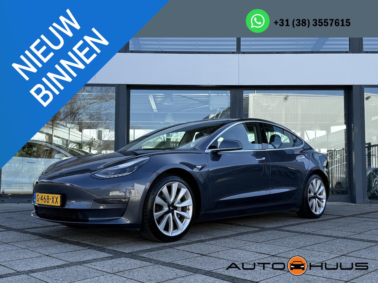 Tesla Model 3 - Long Range RWD Long Range Dual AWD Autopilot Panorama Leder - AutoWereld.nl