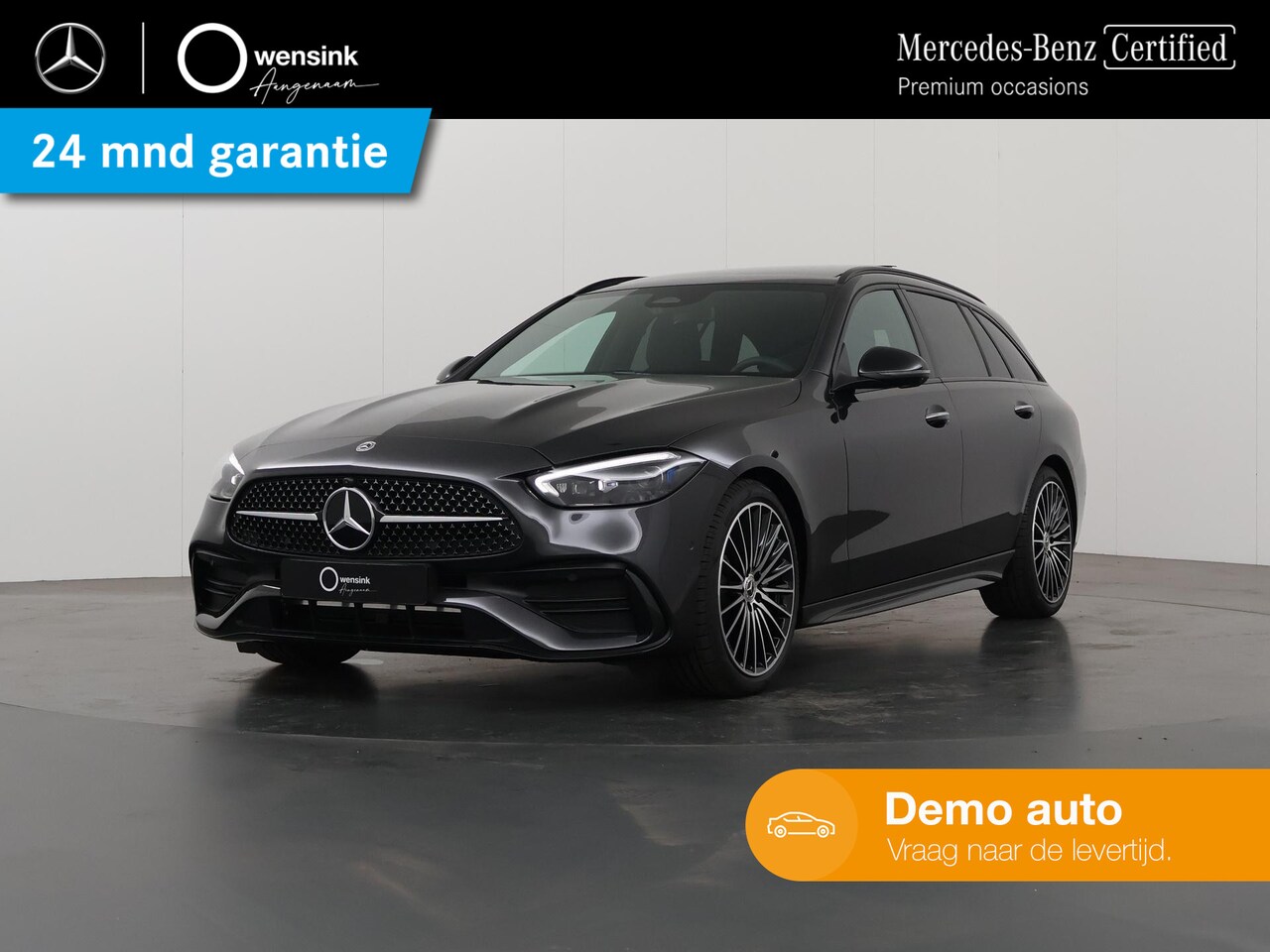 Mercedes-Benz C-klasse Estate - 180 AMG NIGHT | Panorama-schuifdak | 19" AMG-velgen | Memory stoelen | 360-camera | DIGITA - AutoWereld.nl