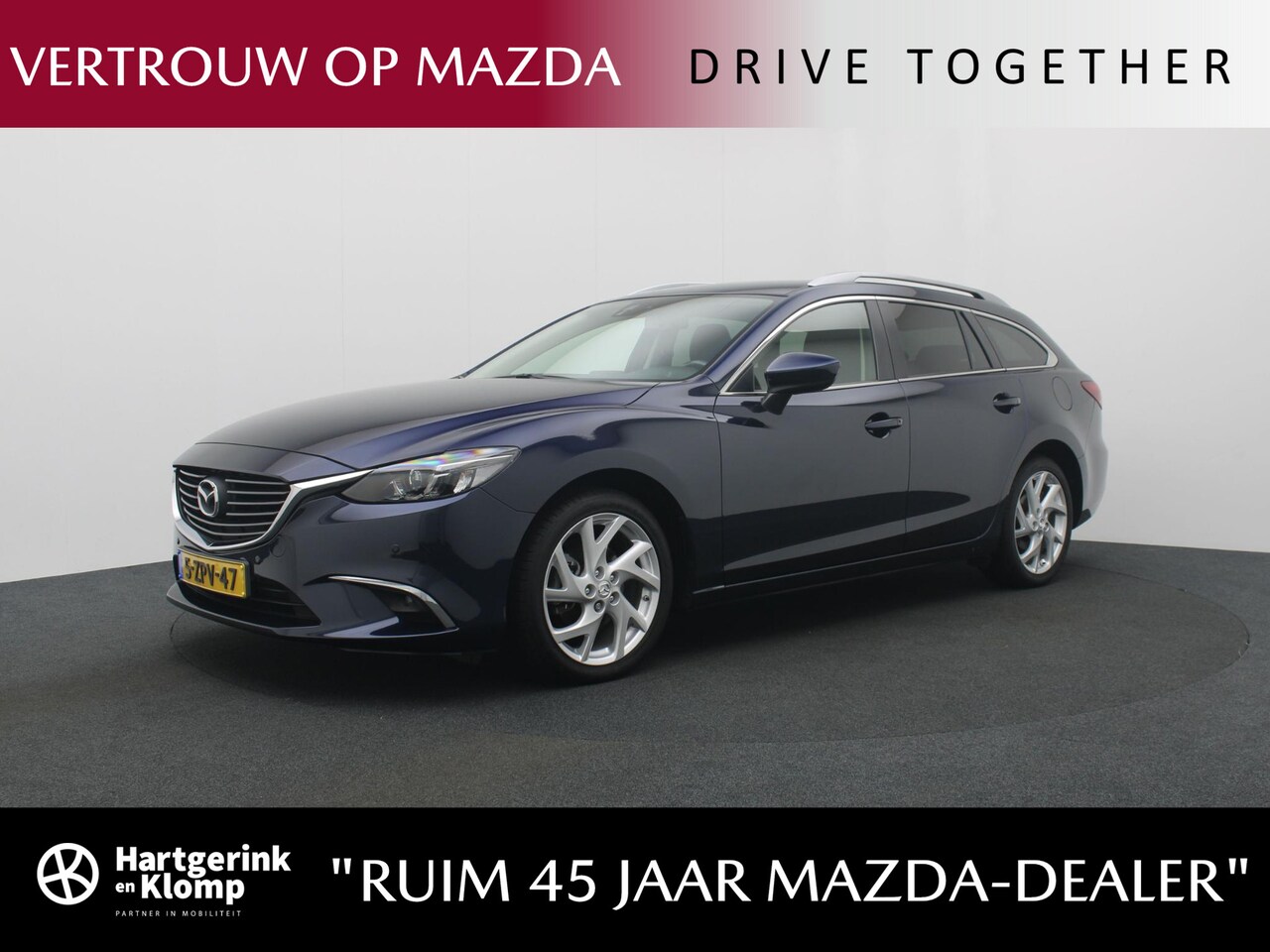 Mazda 6 Sportbreak - 2.0 SkyActiv-G TS+ automaat met afneembare trekhaak : dealer onderhouden - AutoWereld.nl