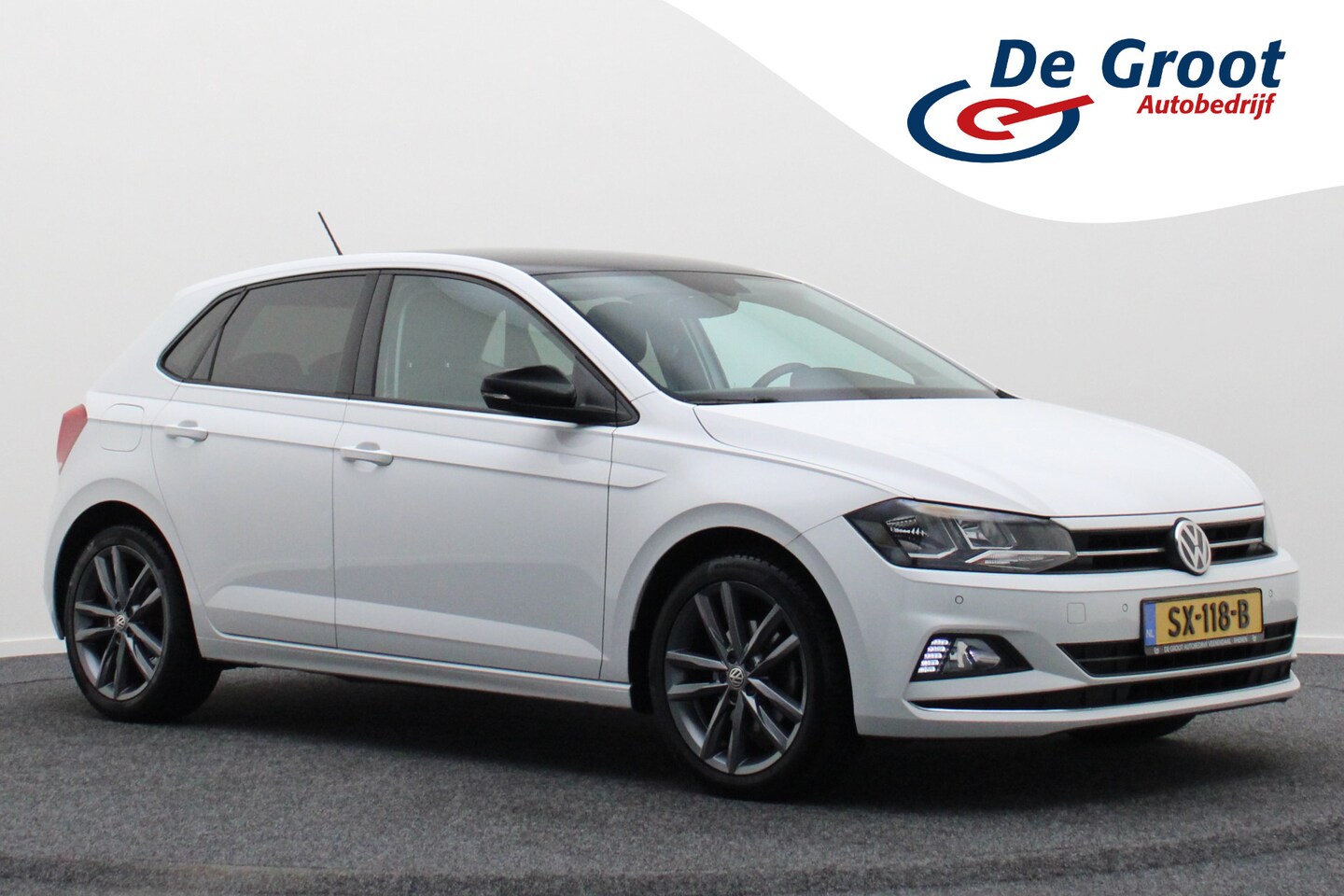 Volkswagen Polo - 1.0 TSI DSG Highline Climate, ACC, Apple Carplay, DAB, Bluetooth, PDC, Zwart Dak, 17'' - AutoWereld.nl