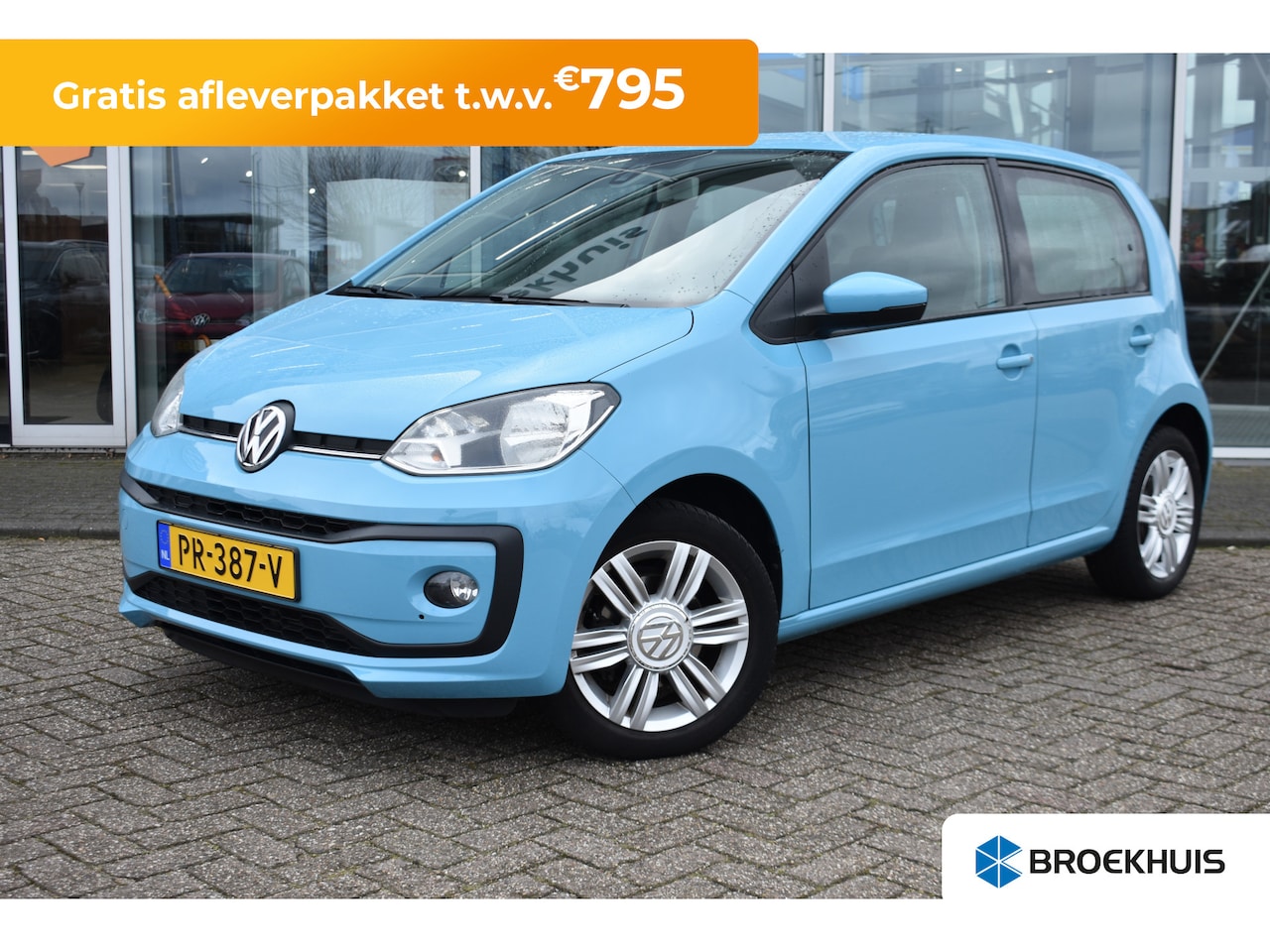 Volkswagen Up! - 1.0 BMT 60pk High up! | CLIMATE CONTROL | STOELVERW. | NAVI BY APP - AutoWereld.nl