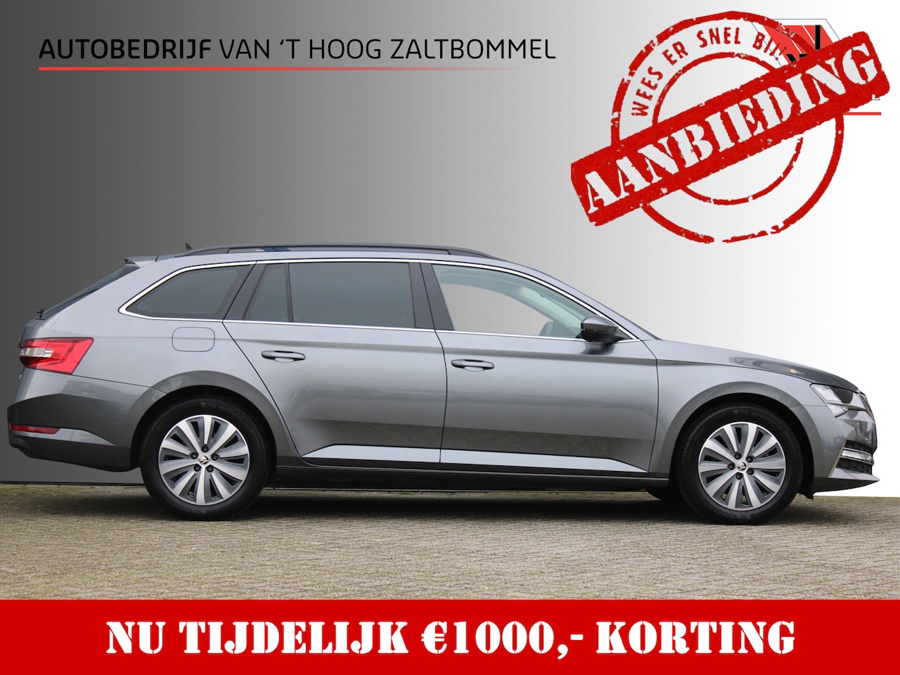 Skoda Superb Combi - 1.4 TSI iV 218pk Business Edition Plus VIRTUAL DAB CARPLAY NAVI TREKHAAK - AutoWereld.nl