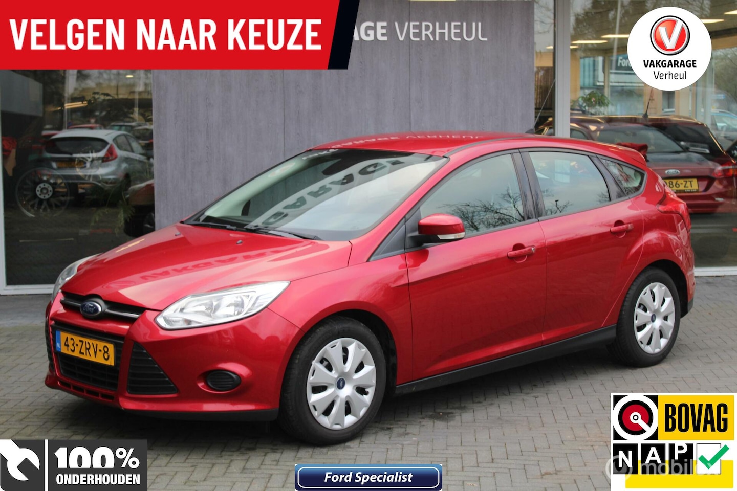 Ford Focus - 1.0 EcoBoost Trend|5Drs|101Pk|Trekhaak|Boekjes|Nap - AutoWereld.nl