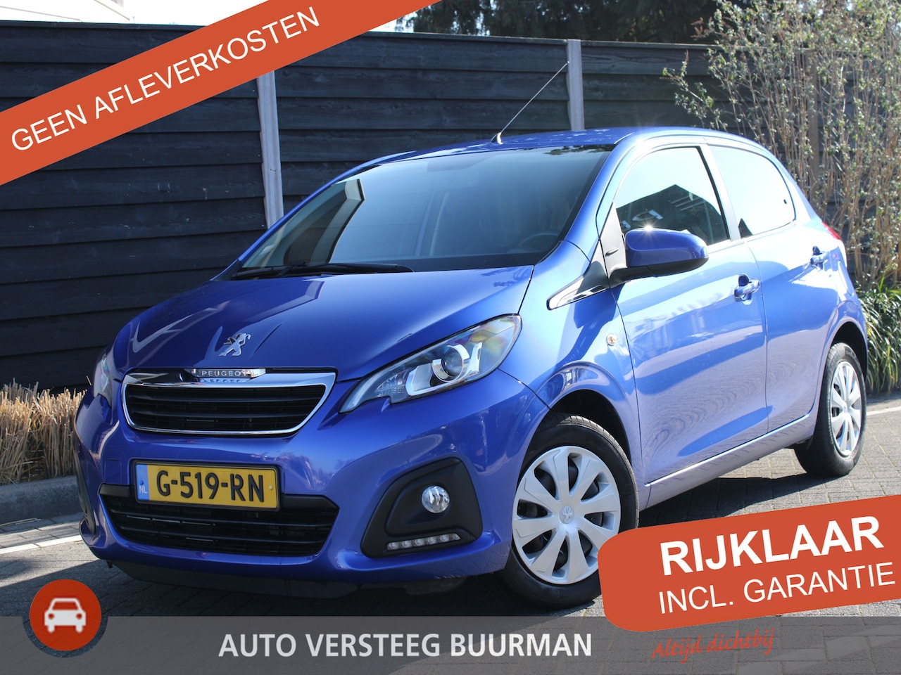 Peugeot 108 - 1.0 e-VTi 72PK Active 5DRS Airco, Extra getint glas, Bluetooth, LED Dagrijverlichting, Aud - AutoWereld.nl