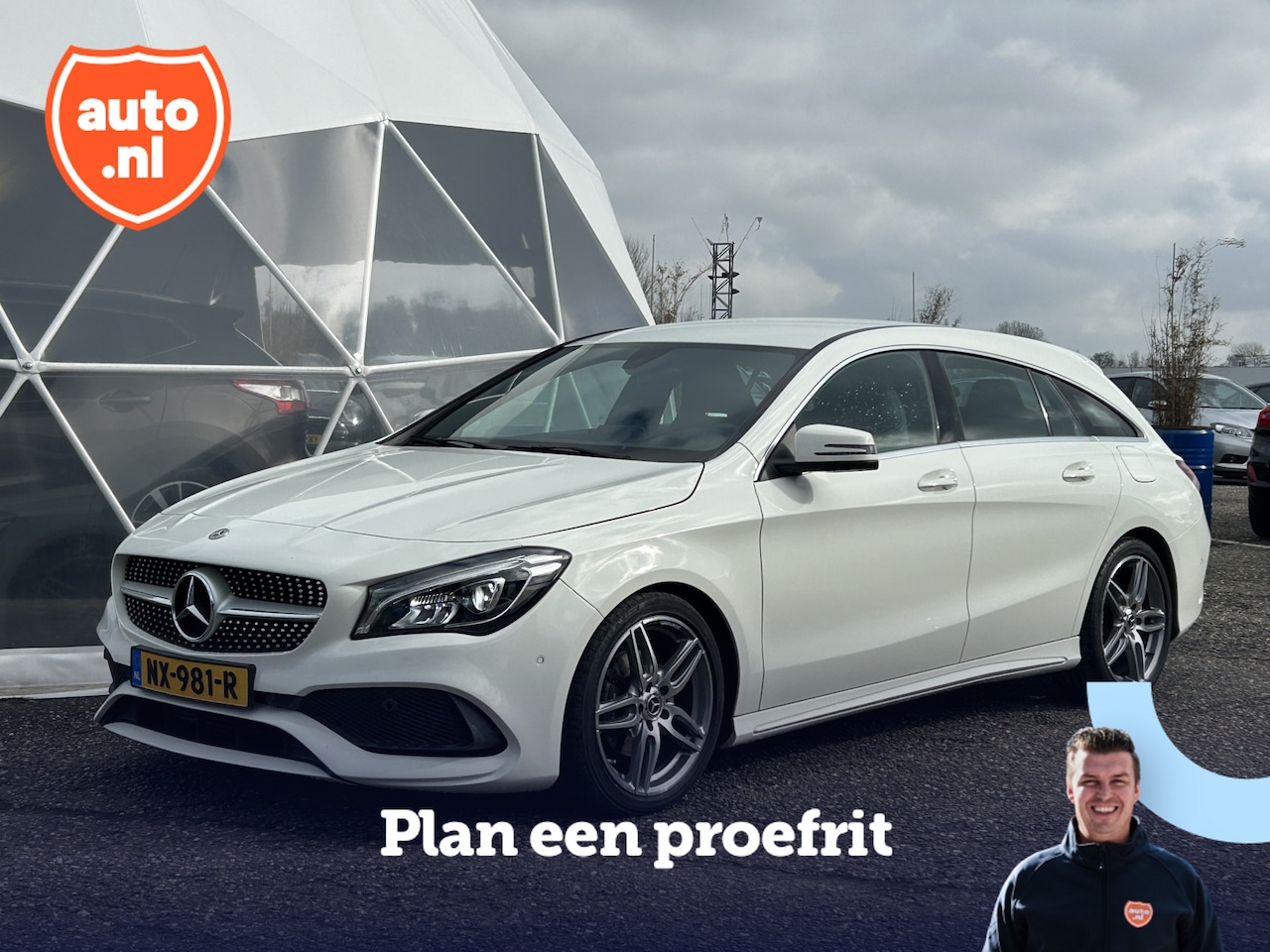 Mercedes-Benz CLA-klasse Shooting Brake - 180 Business Solution AMG | Trekhaak | Leder/Alcantara bekleding | Camera | Stoelverwarmin - AutoWereld.nl