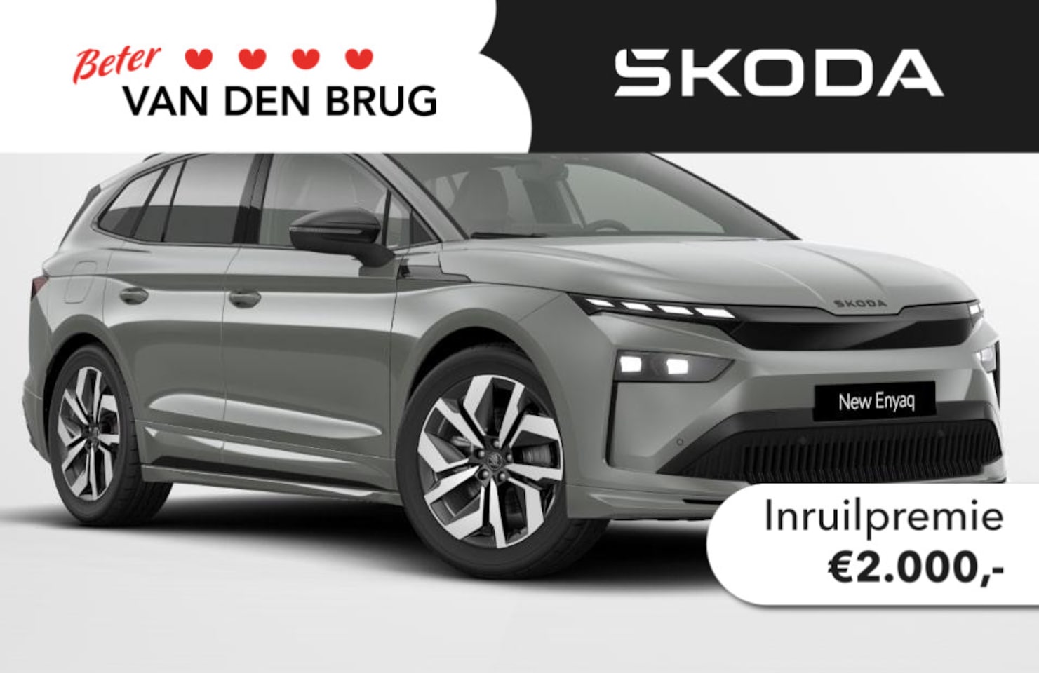 Skoda Enyaq iV - Sportline Elektromotor 210 kW / 286 PK SUV Elektri | Trekhaak | LED Matrix | Adaptive crui - AutoWereld.nl