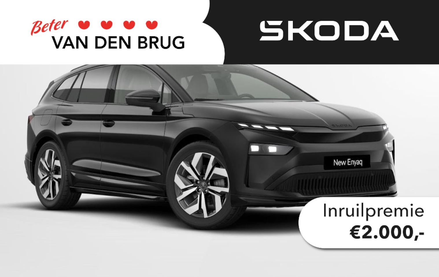 Skoda Enyaq iV - Sportline Elektromotor 210 kW / 286 PK SUV Elektri | Trekhaak | LED Matrix | Adaptive crui - AutoWereld.nl