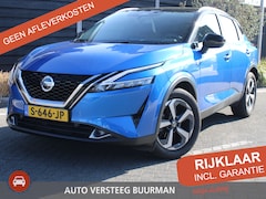 Nissan Qashqai - 1.3 MHEV 140PK Premiére Edition Navigatie, Keyless, Rondomzicht Camera, Stoel, Stuur en Vo