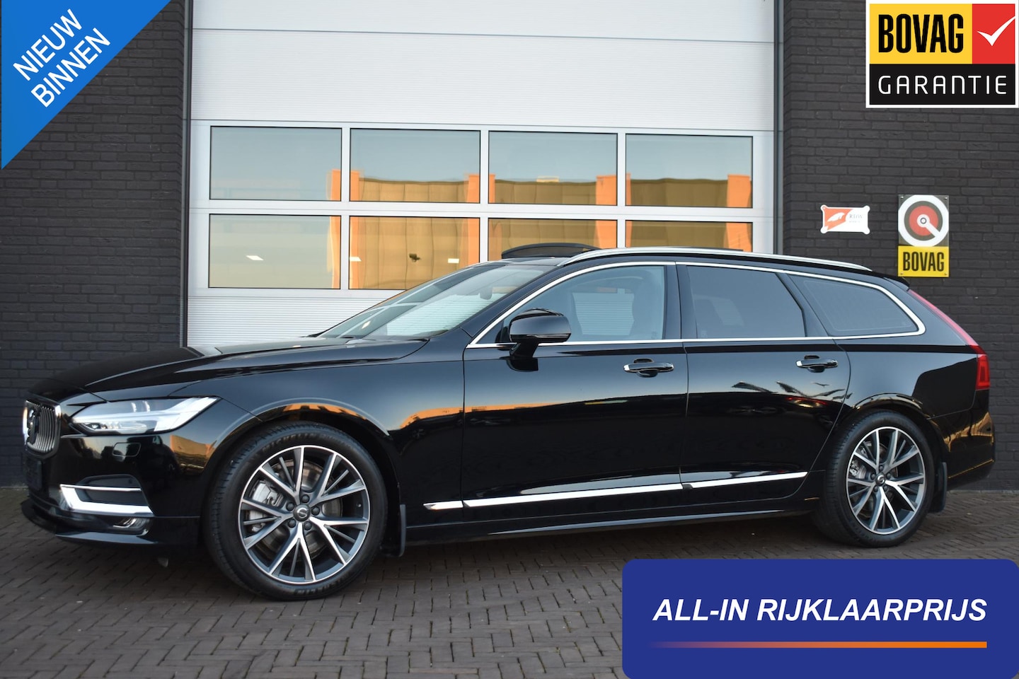 Volvo V90 - 2.0 T5 250PK Aut. Inscription | Navi | 360 Camera | Schuifdak | Incl. Garantie - AutoWereld.nl