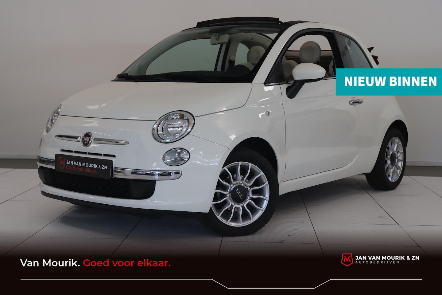 Fiat 500 C - 1.2 Lounge | Cabrio | Airco | Bluetooth | Parkeersensor| - AutoWereld.nl