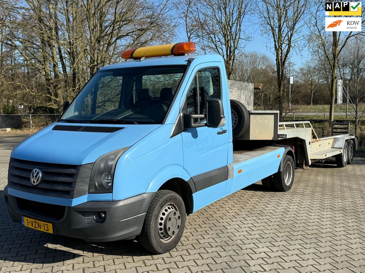 Volkswagen Crafter - 46 2.0 TDI L2H1 DC Trekker / MET 5 TONS DIEPLADER / NAP !! - AutoWereld.nl