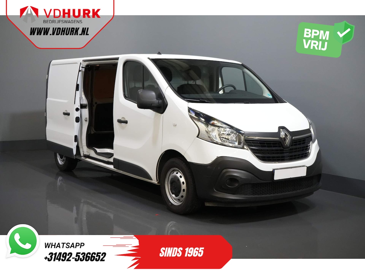 Renault Trafic - 2.0 dCi 120 pk L2 3 Pers./ Keyless/ Airco/ PDC - AutoWereld.nl