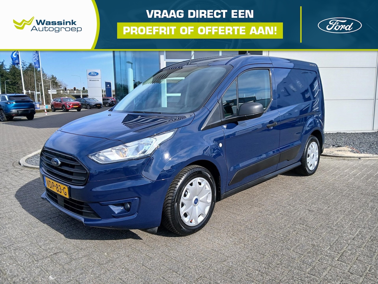 Ford Transit Connect - L1 1.5 EcoBlue 75pk Trend | Trekhaak | Houten vloer | Bijrijders bank | Achteruitrij camer - AutoWereld.nl