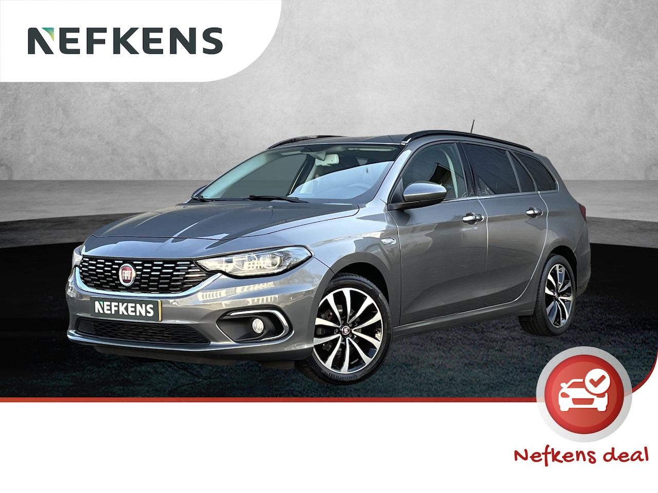 Fiat Tipo Stationwagon - 1.4 Turbo 120pk Business Lusso | LEER | Achteruitrijcamera | Verwarmbare voorstoelen - AutoWereld.nl