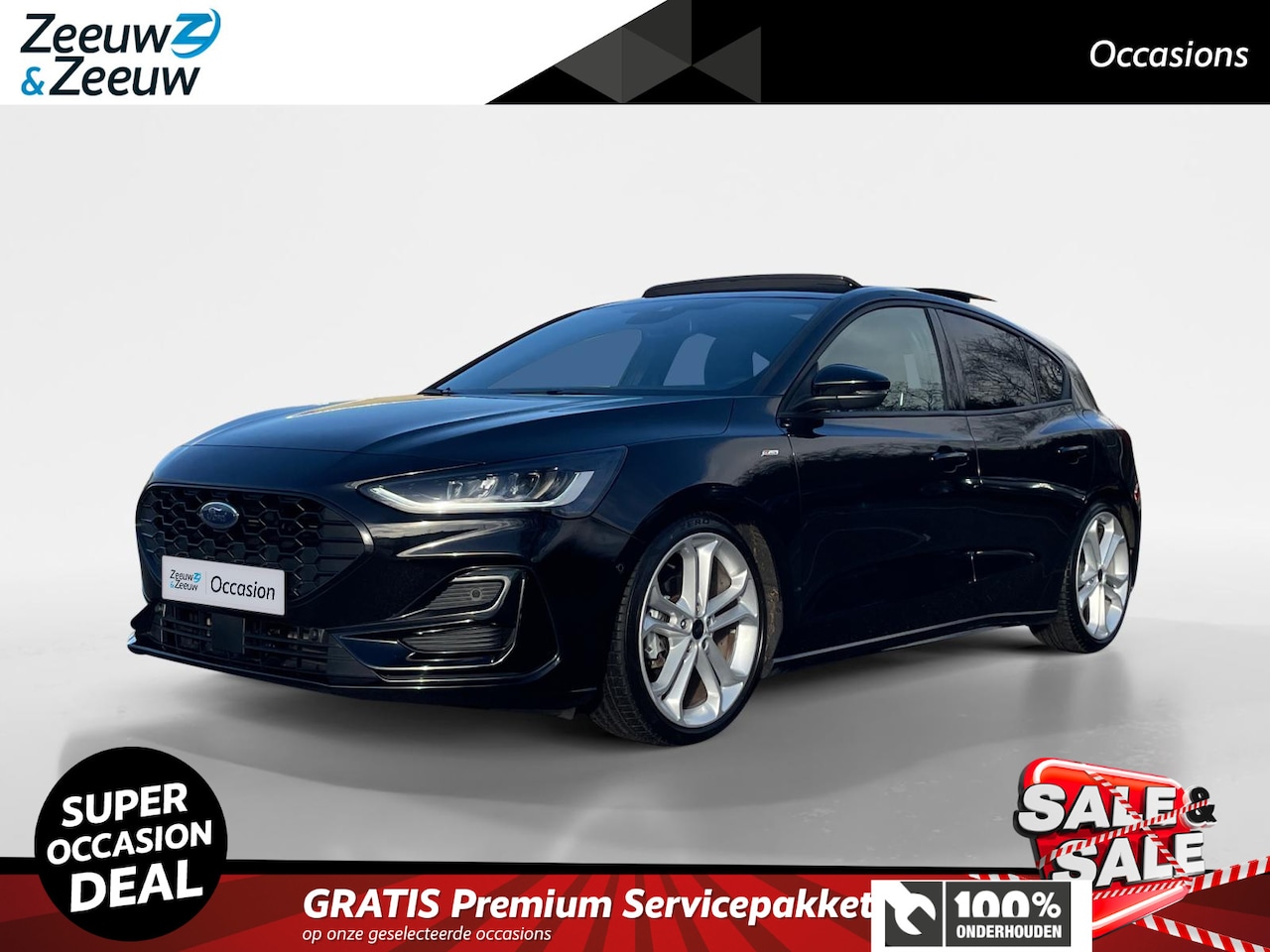 Ford Focus - 1.0 EcoBoost Hybrid ST Line X | Zeer nette auto | Automaat | Panorama dak | Navigatie | Ap - AutoWereld.nl