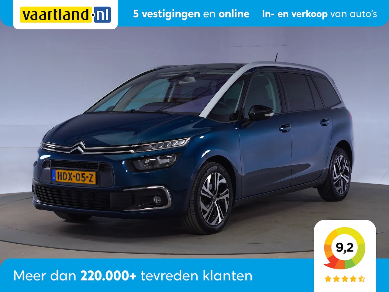 Citroën C4 SpaceTourer - 1.2 PureTech Business 7-Pers Aut. [ Navi Camera Adapt.cruise ] - AutoWereld.nl