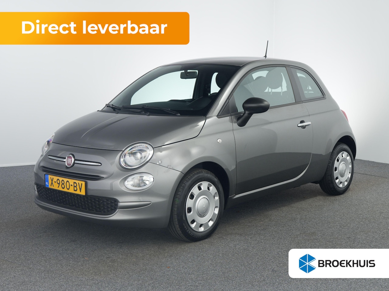 Fiat 500 - 1.0 Hybrid | DAB ontvanger | airco | metaalkleur - AutoWereld.nl