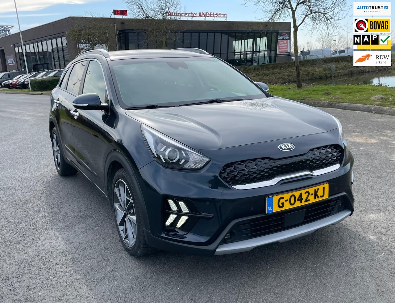 Kia Niro - 1.6 GDi Hybrid DynamicPlusLine 1.6 GDi Hybrid DynamicPlusLine, Aut, Stoelverw, Cam, Pdc, 1e eig, Geen import, Nap, Volled - AutoWereld.nl