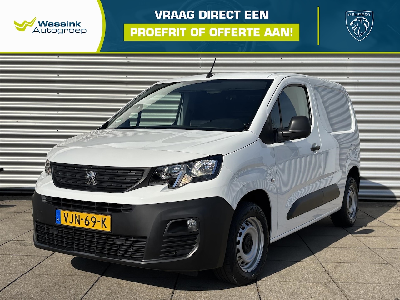 Peugeot Partner - 1.5 BlueHDi 100pk Premium Navigatie | Airco | Parkeersensoren | Elektrisch Pakket - AutoWereld.nl