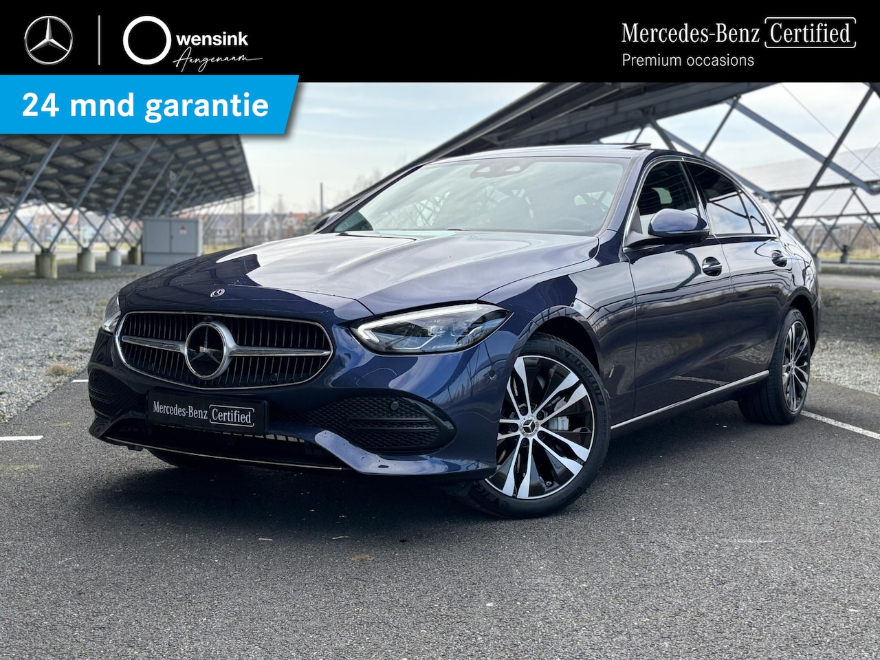 Mercedes-Benz C-klasse - 300 e Business Line | Rij assistentiepakket | Schuifdak | Keyless | Getint glas | 360 came - AutoWereld.nl