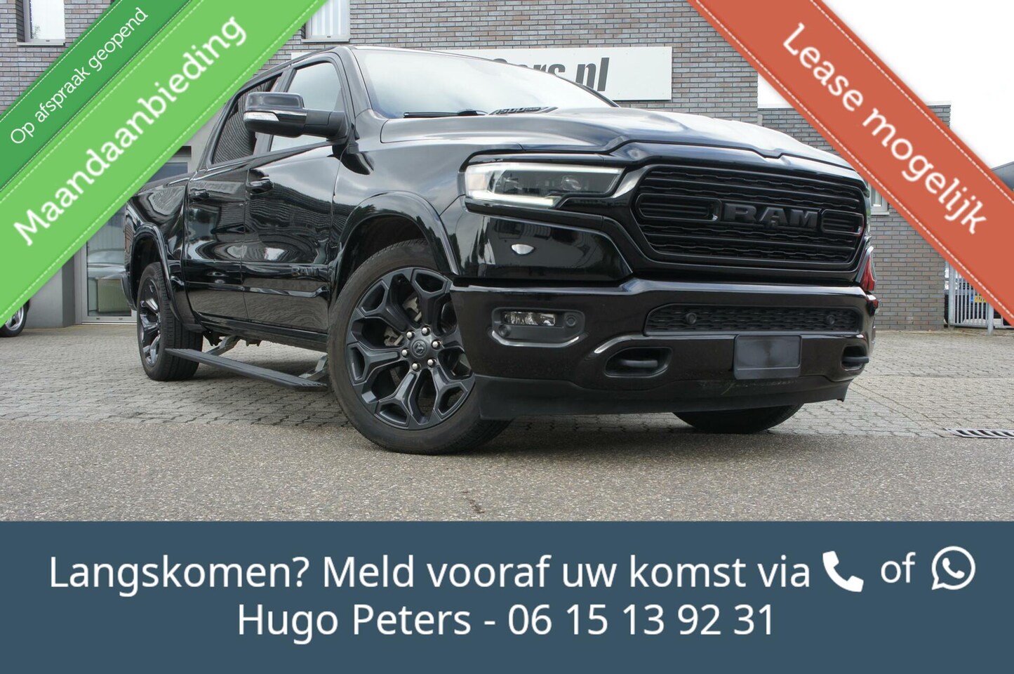 Dodge Ram 1500 - 4X4 5.7 V8 4x4 Crew Cab Limited Night Acc|Hud|Luchtvering - AutoWereld.nl