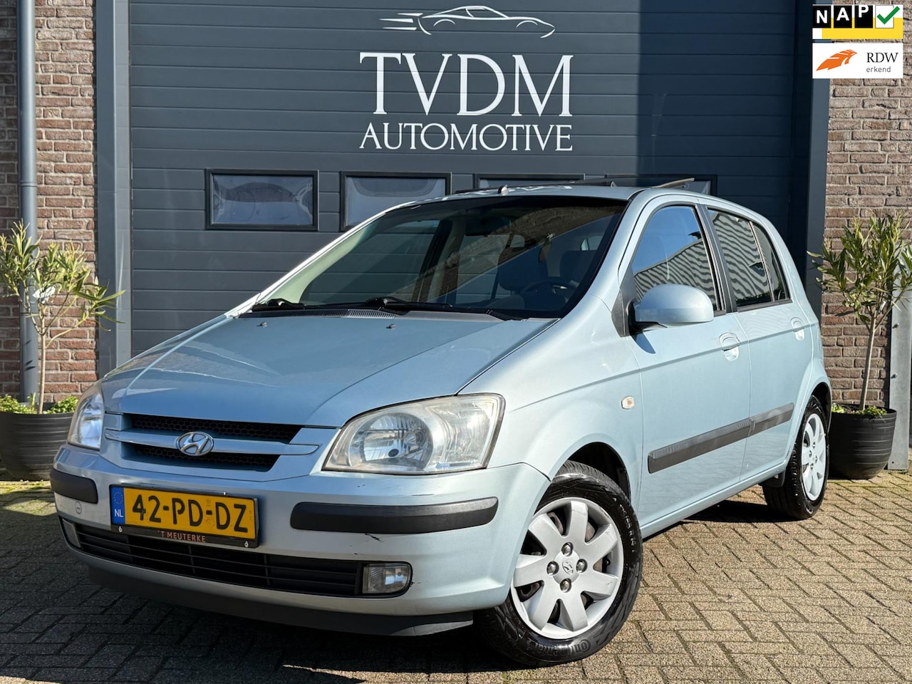 Hyundai Getz - 1.3i GLS Sky 5-Deurs Schuif/Kanteldak, Airco - AutoWereld.nl