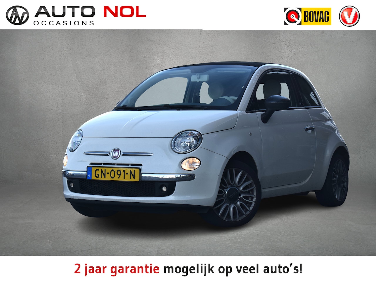 Fiat 500 C - 0.9 TwinAir Turbo Cult | Leer | Virtual | Cabrio | LM Velgen - AutoWereld.nl