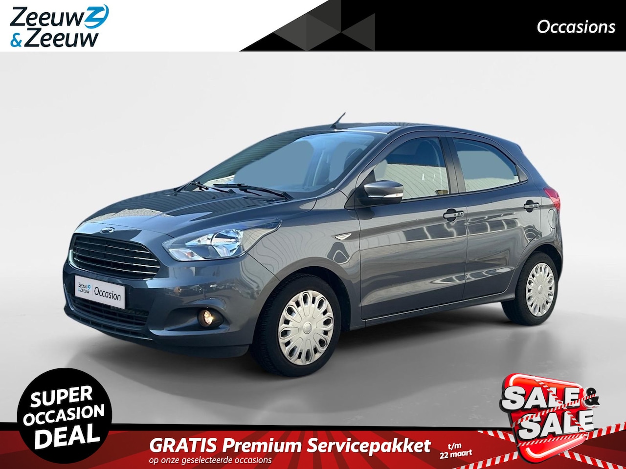 Ford Ka - 1.2 Trend Ultimate 86pk | Dealer onderhouden | Airco | Cruise control | Parkeer sensoren - AutoWereld.nl