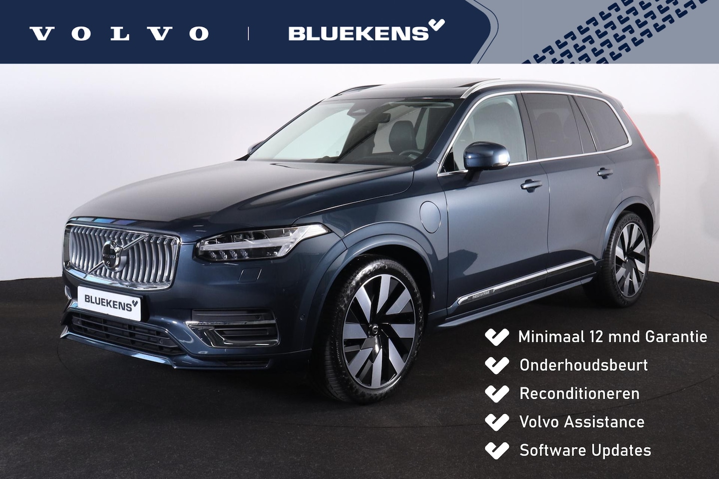 Volvo XC90 - T8 Recharge AWD Ultimate Bright - LONG RANGE - Luchtvering - Panorama/schuifdak - IntelliS - AutoWereld.nl