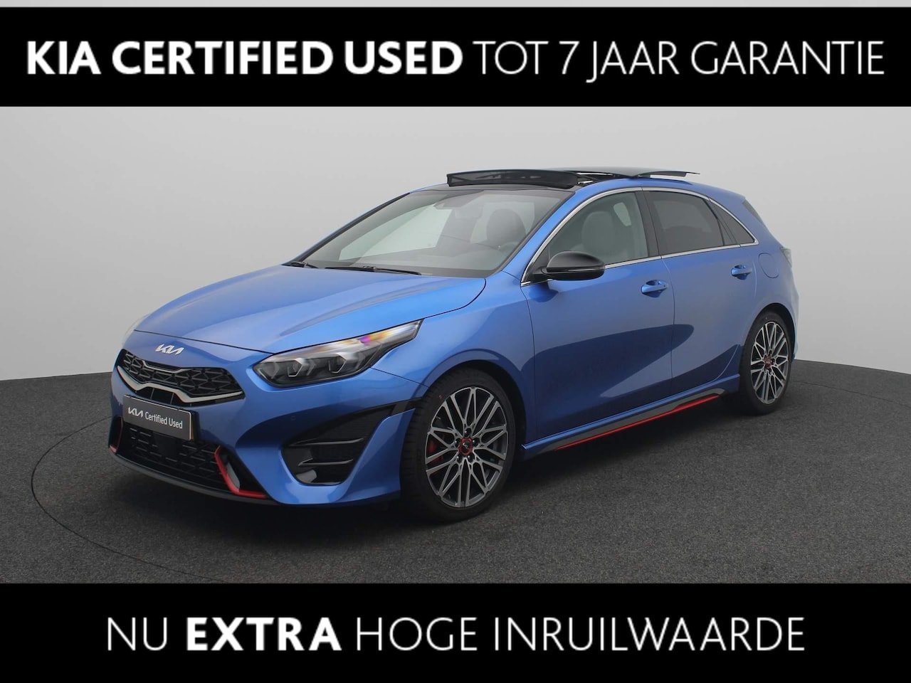 Kia Cee'd - Ceed 1.6 T-GDi GT | UNIEK | Navigatie | Climate Control | Parkeersensoren | Camera | Stoel - AutoWereld.nl