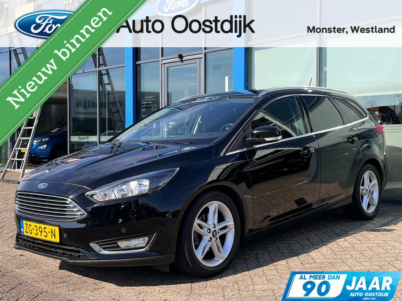 Ford Focus Wagon - 1.0 Titanium 125PK Winterpack Cruise Navi Camera Climate Parkeersensoren DAB Keyless Priva - AutoWereld.nl